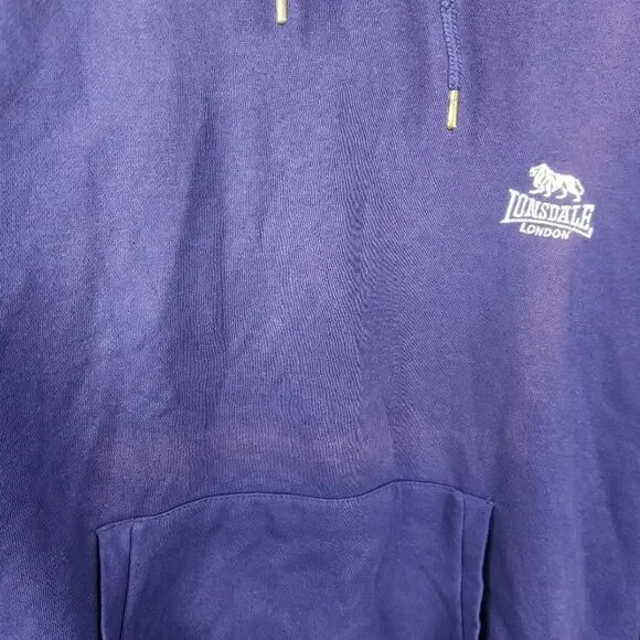 Lonsdale London Long Sleeve Embroidered Logo Pullover Hoodie Large - Picture 6 of 6